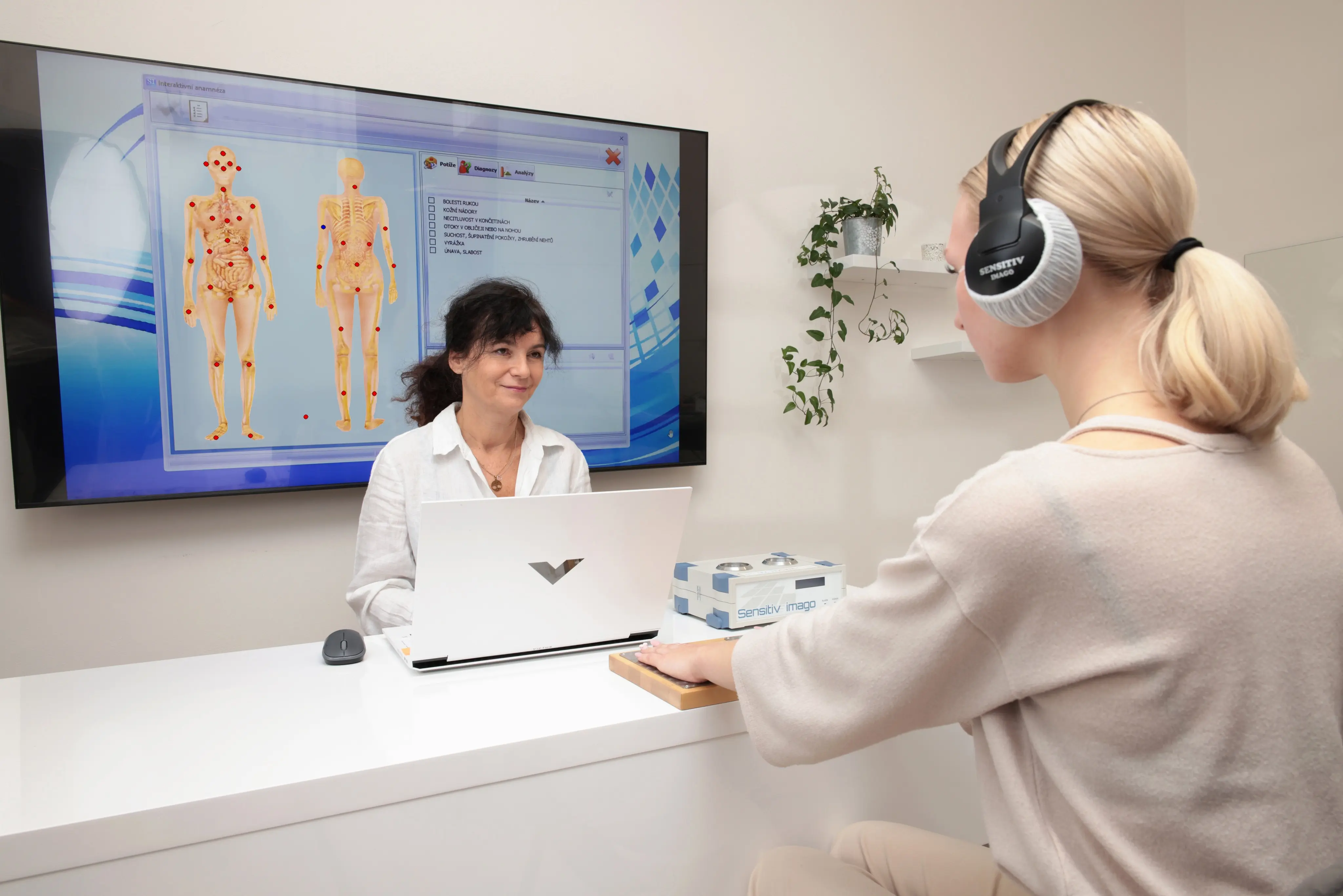 Konzultace s klientem v Centrum Bioar